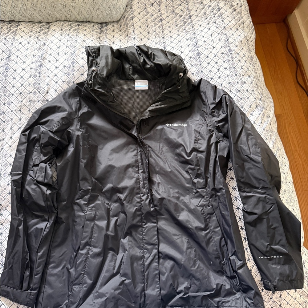 Columbia Black Waterproof Jacket